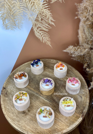etoile de noix de coco blanchie - Autour de la fleur : Accessoires de  décoration