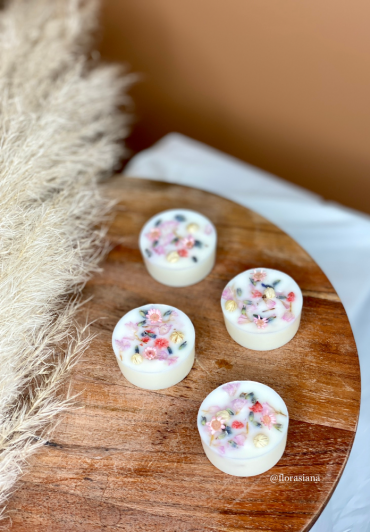 Fondants fleurs séchées parfumés