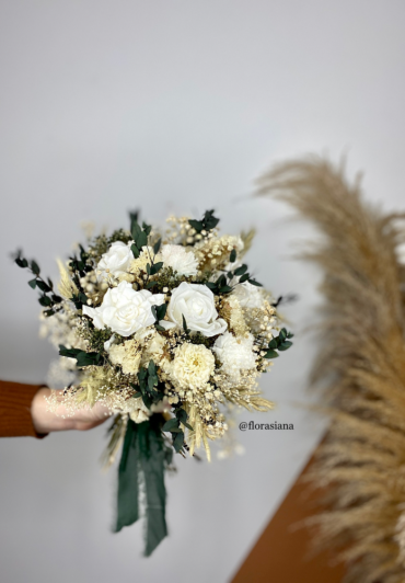 Bouquet de fleurs séchées mariage