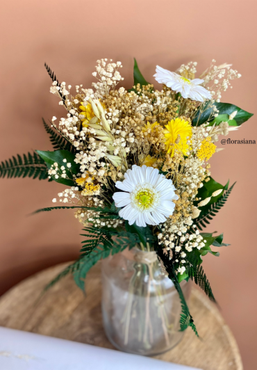bouquet fleurs seches bohème
