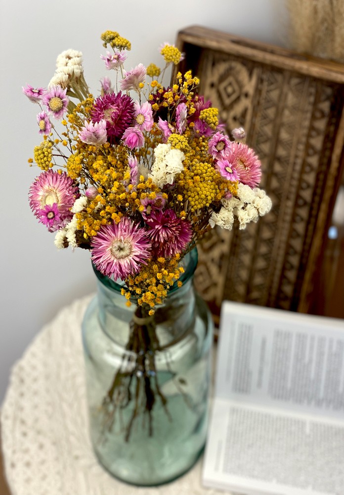 Bouquet fleurs séchées Tina