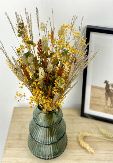 Bouquet de fleurs séchées bohème Céleste