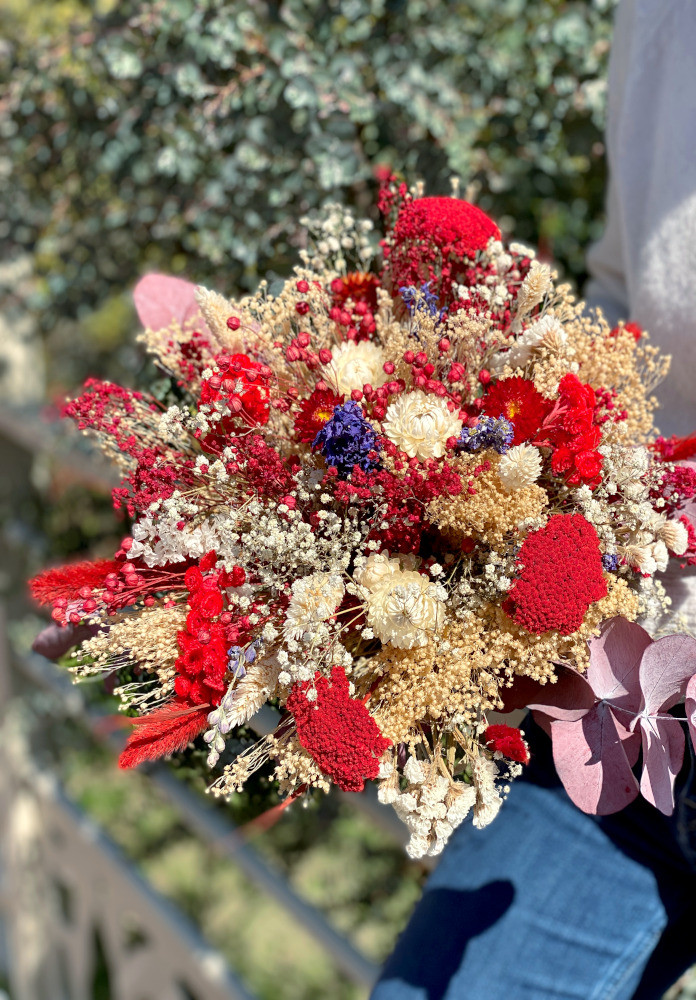 Bouquet de fleurs séchées Romane