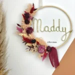 Couronne de fleurs séchées MADDY