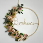 Couronne de fleurs séchées atelier florasiana fleurs